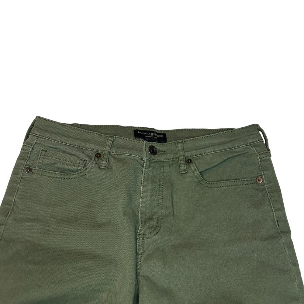 Banana Republic Skinny Fit  Size 27/4  Green - Picture 2 of 3
